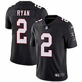 Nike Atlanta Falcons #2 Matt Ryan Black Alternate NFL Vapor Untouchable Limited Jersey,baseball caps,new era cap wholesale,wholesale hats